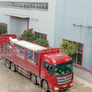 給廣東客戶發貨振動式砂石分離機