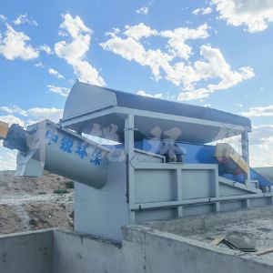 內蒙古振動式砂石分離機安裝完工
